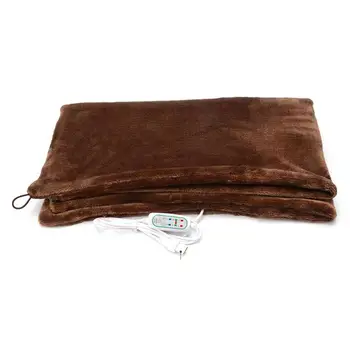 USB Електрическа нагревательная шал, която може да се пере, 3 настройки за загряване с функция за синхронизация, индикатор за одеяла с топъл от въглеродни влакна, шия, рамо, колата
