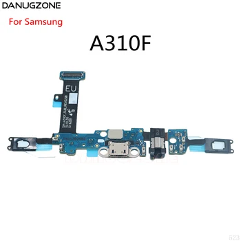 USB Порт За Зареждане Конектор за Док-станция За зареждане Конектор Гъвкав Кабел Samsung A3 A5 A7 2016 A310F A510F A710F A7100 A9 A9000 A910F