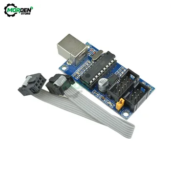 USBTINYISP AVR ISP Downloader USB програмист downloader за Arduino IDE R3 Atmega2560 + 10pin кабел за програмиране