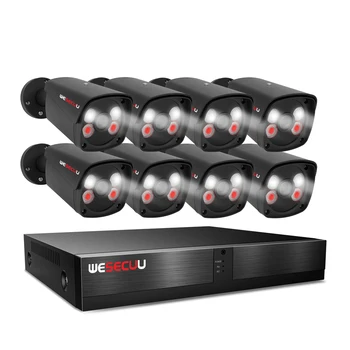 WESECUU система камера за видеонаблюдение de seguridad външна камера за сигурност poe ip камера за сигурност