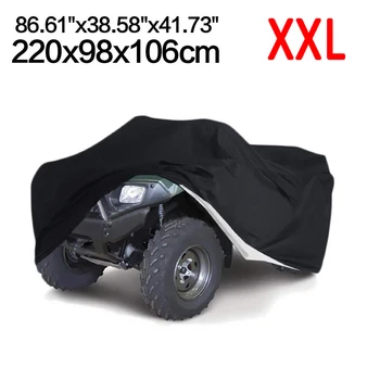 XXL Водоустойчив Калъф за Квадроцикла Универсален Черен Анти-UV Дъждобран Подходящ За Polaris Honda, Yamaha, Can-Am Suzuki Camo