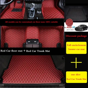 YUCKJU Обичай кожена авто подложка за багажника всички модели Citroen C4-C4 Aircross-PICASSO, C5 C6 C2 C3 C-Elysee C-Triomphe C4