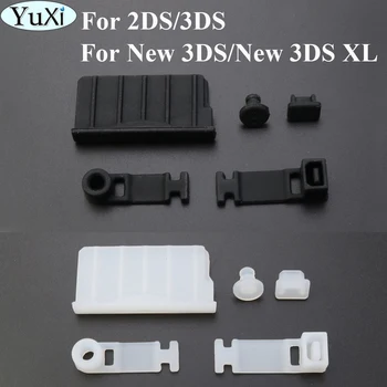 YuXi 1 комплект силиконови тапи за карти с памет за нови 3DS XL/LL 3DSXL 3DSLL 2DS Покриване на силиконовата мъничета за карти памет