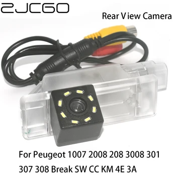 ZJCGO HD задно виждане за Кола Обратно на Резервната Паркинг Водоустойчива Камера за Peugeot 1007 2008 208 3008 301 307 308 Break SW CC KM 4E 3A