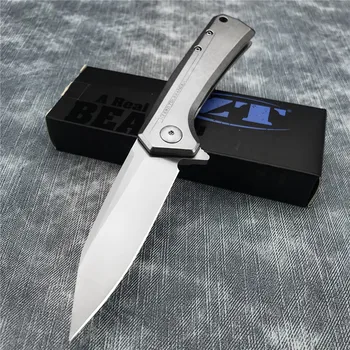 ZT 0808 сгъваем джобен нож D2 острието цельностальная дръжка ловен тактически многофункционален нож за оцеляване EDC инструмент кухненски нож