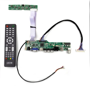А контролер LCD телевизор M6V5 поддържа TV AV VGA Аудио USB HDMI-Съвместим за 19-инчов LCD панел 1280x1024 G190EG02 v.1 G190EG02 V1