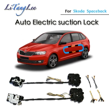 Авто който има за меко затваряне на вратата, бравата с електрически люк, безшумен една врата по-близо, за Skoda Rapid 2013 ~ 2019