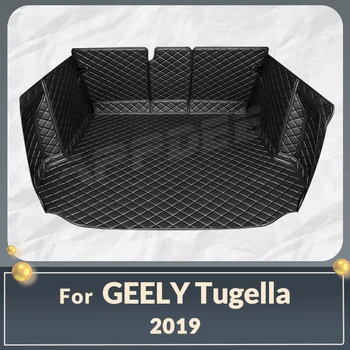Автоматично подложка за багажника с пълно покритие за GEELY Tugella 2019, авто подложка за багажника, аксесоари за защита на купето на товарен подложка
