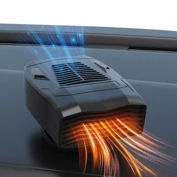 Автомобилен Нагревател Преносим Дефоггер За кола Автомобилни Фенове С функция за отопление и охлаждане 2 В 1 Нагревател За бързо загряване и отпускане на