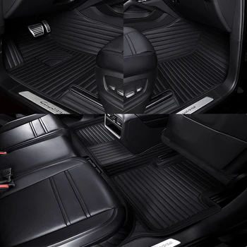 Автомобилни постелки от изкуствена кожа по поръчка за Kia Sorento 7 Seat 2013-2014 г. Детайли на интериора, аксесоари за автомобили, килим