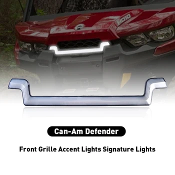 Акцентные светлини на предната решетка, маркови фарове за Can Am Defender