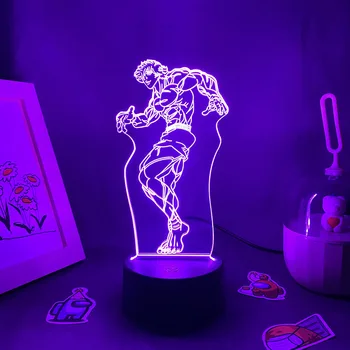 Аниме Боклук Грайфер 3D Led нощна светлина Рожден Ден Подаръци За Приятелите на Лавовая Лампа Украса на Масата в Спалнята Манга Фигурка за Боклук Ханма