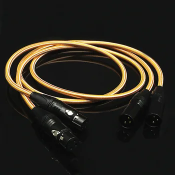 Балансный кабел Hi-FI XLR Hi-end 3-пинов аудио кабел 2 XLR Male-2 XLR Female 1 м 2 м 1,5 м