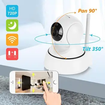 Безжична мрежа за наблюдение камера с висока разделителна способност 360 мобилен телефон за дистанционно управление на домакинството аларма wifi360 градуса 2 милиона +64G