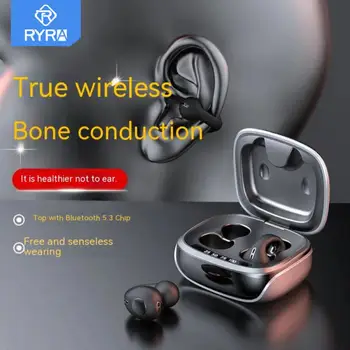 Безжични Слушалки RYRA Clip-ear с Костна проводимост Bluetooth 5.3 Водонепроницаемое Качеството на звука на HD Удобни Спортни Слушалки TWS С Отолог на една кука