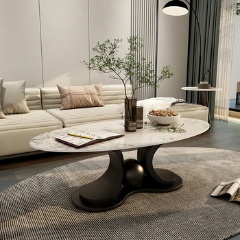В апартаментите Nordic приставной маса за дневната, произведени на маса, салон-трапезария, модерна трапезария, Луксозен салон Mesa Centro, мебели за спалня