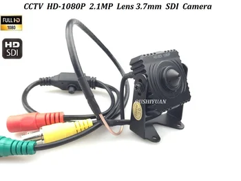 Висококачествена камера за видеонаблюдение 1/2.8 Panasonic 2.0 MP Full 1080P БАНКОМАТ с конусообразным обектив 3,7 мм, HD SDI Mini Box Camera