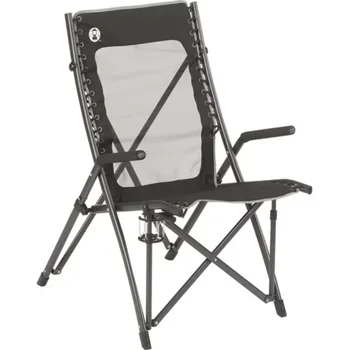 Висящ стол за къмпинг Колман Comfortsmart™ за възрастни, черна градинска мебел, преносим стол, стол за риболов, плажен стол