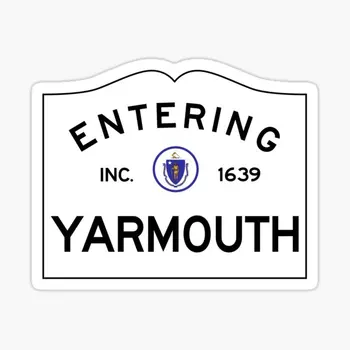 Въведе Yarmouth, Масачузетс, общо 5 бр. стикери за автомобил с анимационни принтом, етикети за стая, дом, лаптоп, стени, прозорци, забавен кола