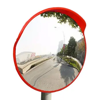 Външно Куполна Огледало Отразяващо Вдлъбнати Куполна Огледало За Сигурност Широкоугольное Управляемият Ъглово Огледало На Слепи Петна За Товарни Автомобили