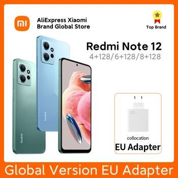 Глобалната версия на Xiaomi Redmi Note 12 Мобилен телефон Snapdragon® 685 120Hz AMOLED 6 GB / 8 GB 128GB 33W 50MP Помещение Смарт телефон Android