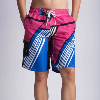 Годишният Бански костюм Мъжки Плажни Дрехи, къси Панталони-Бермуди Плюс Размера на Мъжки Бански Шорти За Плуване, Бански Плувни шорти 5XL 6XL MKX052