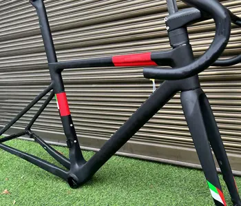 Горещи продажба Велосипедна Рамка T1000 V3rs Черно Златен Ръб на дисковата Спирачка Пътна Велосипедна Рамка от въглеродни влакна, Определени Рамки 68 цвята