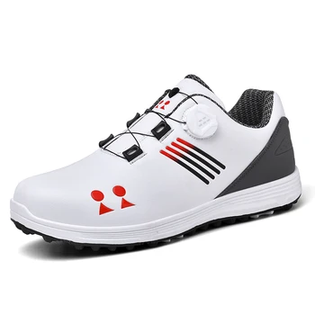 Двойката непромокаеми мъжки обувки за голф, професионална лека обувки за голф, спортни маратонки за голф игрище на открито, спортни маратонки 37-47