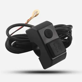Двойна USB порт за зарядно устройство на кормилото на мотоциклета от 12 до 5, 3a адаптер бързо зареждане захранващият кабел за телефон