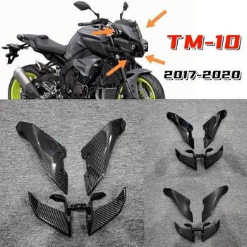 Детайли мотоциклет обтекател за Yamaha MT-10 2017 2018 2019 2020 Предния фенер Горната част на носа делото щит конзола лампа на завоя преден лице