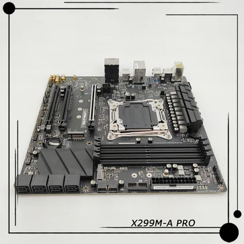Дънна платка X299M-A PRO LGA 2066 DDR4 64G USB3.1 M. 2*2 SATA3*8 M-ATX X299