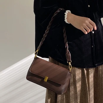 ежедневни чанти за жени, ретро чанта под мишница, малка чанта, месинджър през рамо, малка квадратна чанта, портмоне и чанта