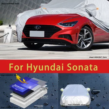 За Hyundai Sonata външна защита, пълни с автомобил сеат, снежната покривка, козирка, водоустойчива прахозащитен външни автомобилни аксесоари