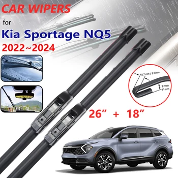 за Kia Sportage NQ5 5 2022 2023 2024 2x автомобилни чистачки нож Нож бескостное бескаркасное предното стъкло гумени автомобилни аксесоари