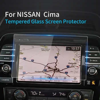 За Nissan Cima 2021 г., защитен слой от закалено стъкло, защита навигатор, стикери за автомобил, автомобилни аксесоари