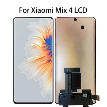 За Xiaomi Mi Mix 4 LCD дисплей + тъч екран, цифров преобразувател в събирането, замяна за Xiaomi Mix 4, резервни части за дисплея