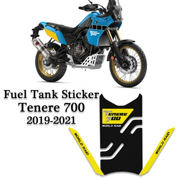 За YAMAHA TENERE 700 Стикер на Горивния резервоар Tenere 700 T7 T700 2019 2020 2021 Мотоциклет PVC Нескользящие Етикети На резервоар Със защита От Надраскване