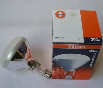 За лампи OSRAM ULTRA-VITALUX 300W 230V E27/ES, лампи ac UV300W, изпитване на стареене при ултравиолетова облъчени, моделиране на слънчева светлина