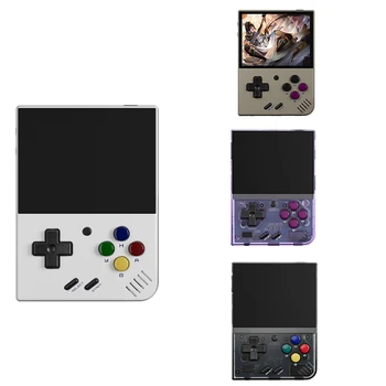 За преносима игрова конзола MIYOO Mini Plus в стил ретро с 3,5-инчов IPS екран, слот плейър със система Linux, подаръци за деца