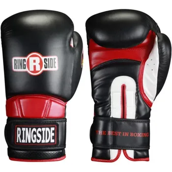 Защитни боксови ръкавици за спарринга на ринга, 16 унции черни