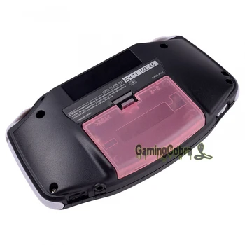 Изключително прозрачна розова капак на отделението за батерията за GameBoy Advance GBA