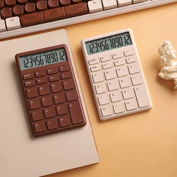 Калкулатор, 12 цифри, Слънчев електронен калкулатор, калкулатор двойна храна за вашия офис, училище, инструменти на финансовото счетоводство
