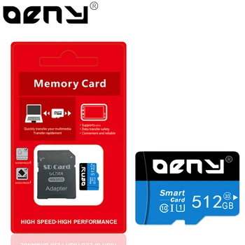Карта Micro SD Memory 128 GB, 64 GB, 32 GB, 16 GB, 8 GB Флаш памет с Клас 10 по SD-Карта 128 GB Карта Памет 64 GB 32 GB 16 GB 8 GB Карта Памет За Телефон