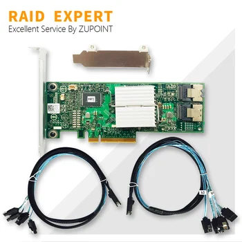 Карта на RAID-контролер H310 PCI E 6gbps SAS HBA FW: P20 LSI 9211-8и IT Mode ZFS FreeNAS карта за разширяване на unRAID + 2 * SFF8087 SATA