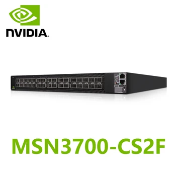 Комутатор NVIDIA Mellanox MSN3700-CS2F Onyx Spectrum System-2 100GbE 1U Open Ethernet с 32 порта Onyx QSFP28 и 2 Блокове за захранване ac
