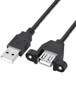 Конектор за 3D-принтер удлинительный USB кабел-тип с отвор за винта може да улови високоскоростен USB принтер