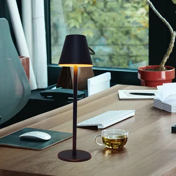 Креативен офис, Ресторант с Бар плот, Акумулаторна батерия с работно бюро за четене на допир led настолна лампа с USB порт за зареждане на безжична