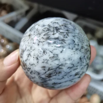 Кристални агатовые топки-сфера, полирани издълбани естествени топки за изцеление и декор, енергиен кристал