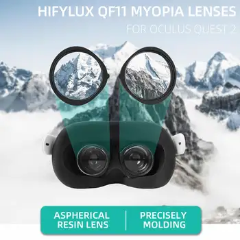 Късоглед очила Вложки за лещи от асферической смола VR рецепта лещи с кутия за съхранение на Oculus Quest 2