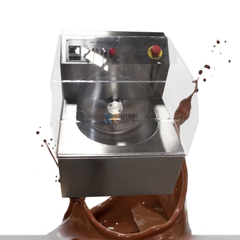 Мешалка за топене на шоколад с електрическо отопление, индустриална машина за темперирования шоколад, смесване с капак за По-чист